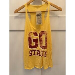 NEW Women’s Barefoot Iowa State Cyclones University Cheer Tank Top Size Small